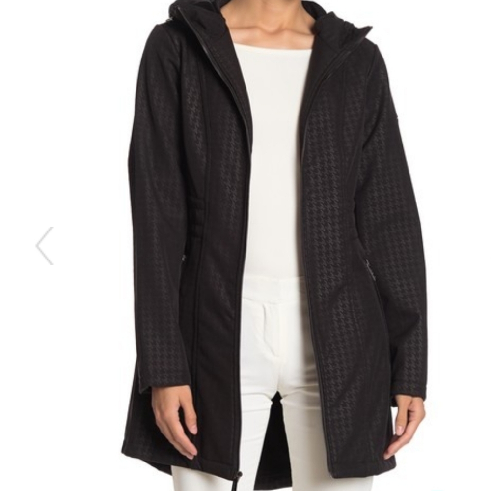 MICHAEL KORS FRONT ZIP RAIN COAT NWT - Picture 2 of 8